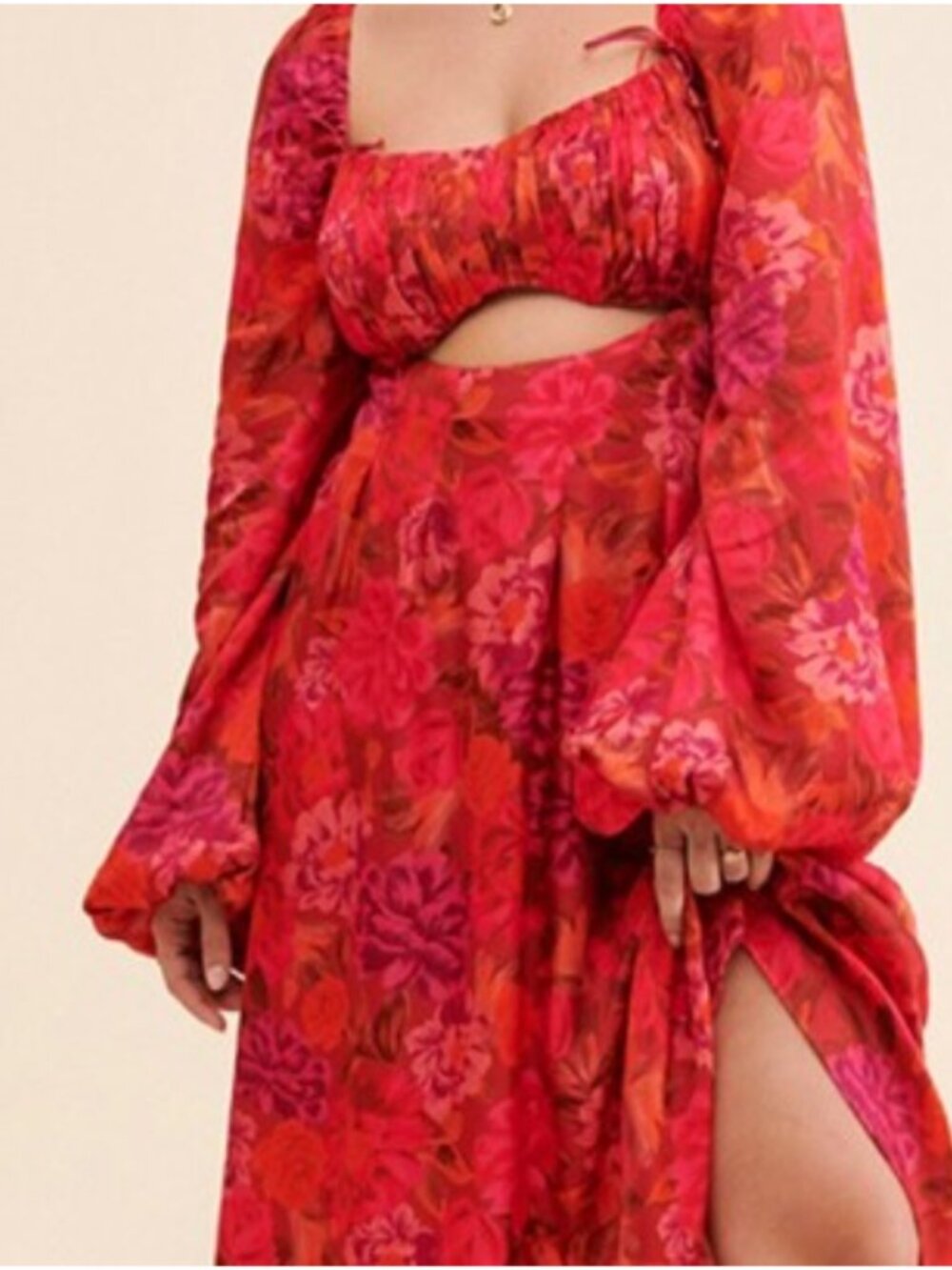 For Love & Lemons Nikki Midi Dress – XL – EUC – Retail $266